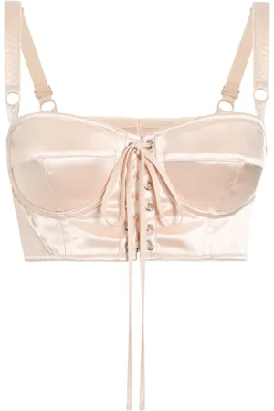 Dolce & Gabbana Corset en satin à lacets