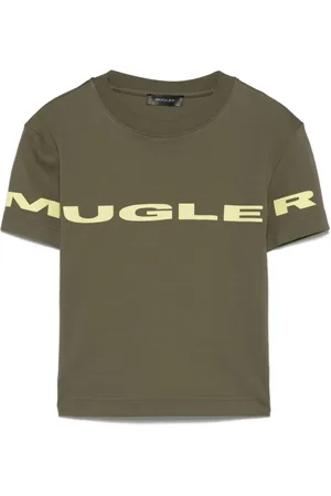MUGLER T-shirt à logo appliqué