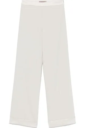 D.EXTERIOR Pantalon droit à taille haute