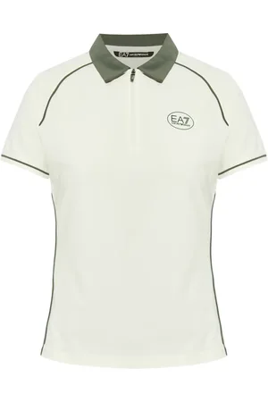 EA7 Polo à logo imprimé