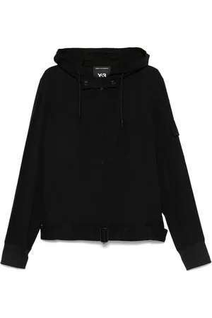 Y-3 Veste en serge à capuche