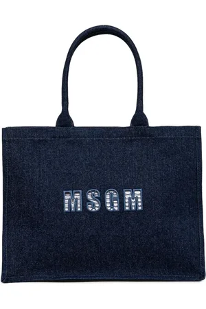Msgm Sac cabas à logo appliqué