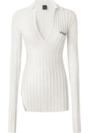 Pinko Haut en maille à design nervuré