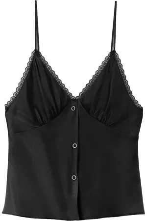 Alexander Wang Débardeur à bords en dentelle