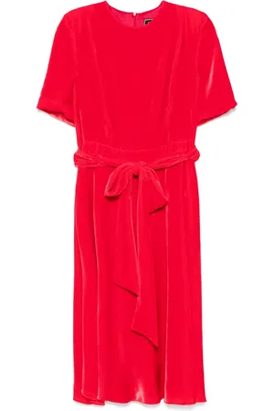 Styland Robe en velours à coupe mi-longue
