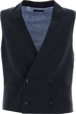Giorgio Armani Veston à motif zigzag
