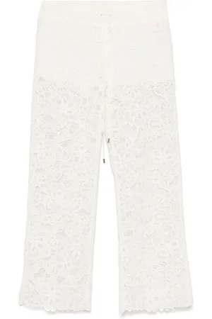 Ermanno Firenze Pantalon en guipure