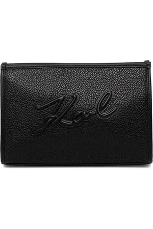 Karl Lagerfeld Trousse de toilette en cuir