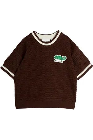 Mini Rodini T-shirt à appliqué caméléon