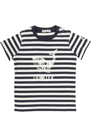 Moncler T-shirt à rayures