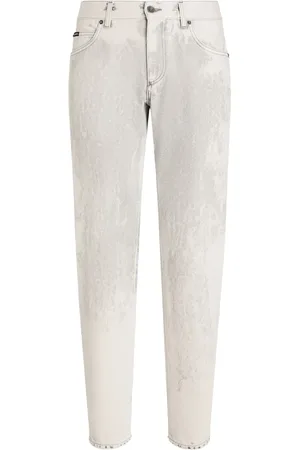 Dolce & Gabbana Jean à effet délavé