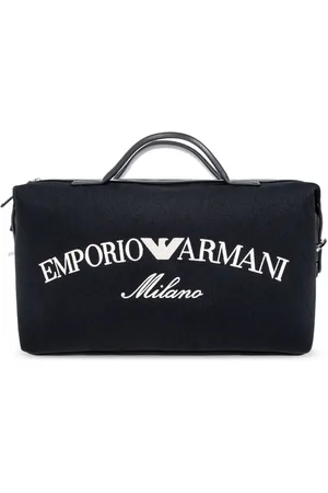 Emporio Armani Sac cabas à logo brodé