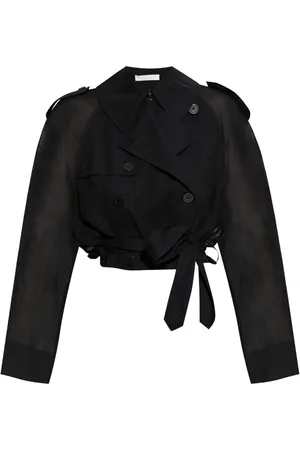 Helmut Lang Manteau court à boutonnière croisée