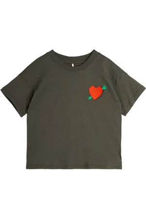Mini Rodini T-shirt à appliqué cœur
