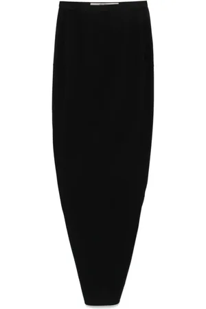 Rick Owens Jupe Soft Pillar à coupe longue