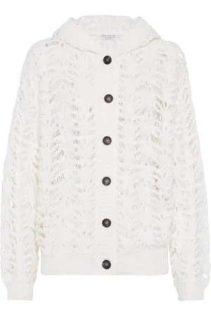 Brunello Cucinelli Cardigan en dentelle Foliage