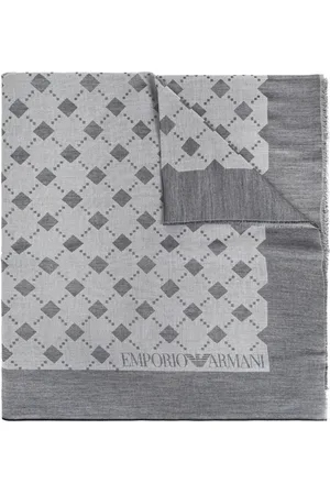 Emporio Armani écharpe à motif monogrammé