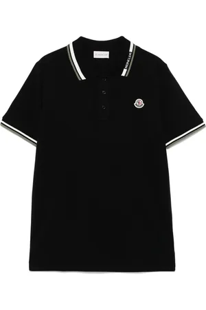 Moncler Polo à logo poitrine brodé