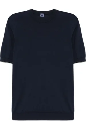 FEDELI T-shirt en maille fine