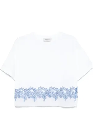 Ermanno Firenze Chemise en dentelle fleurie