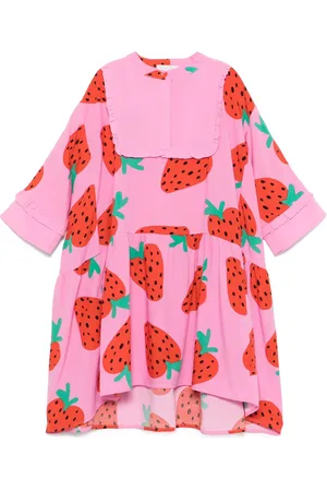 Stella McCartney Robe à imprimé fraise