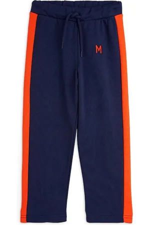 Mini Rodini Pantalon de jogging à logo brodé