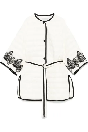 Ermanno Firenze Veste en dentelle à fleurs