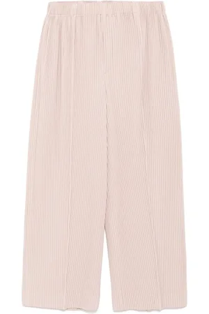 Issey Miyake Pantalon plissé à coupe courte