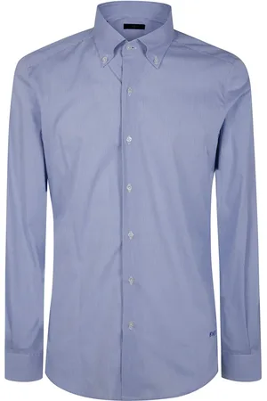FAY Chemise à logo brodé