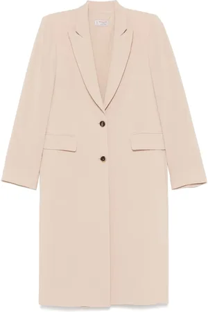 ALBERTO BIANI Manteau droit à simple boutonnage
