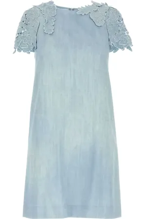 ERMANNO SCERVINO Robe courte à fleurs appliquées