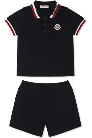 Moncler Ensemble chemise-bermuda en coton