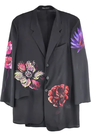 YOHJI YAMAMOTO Veste à fleurs