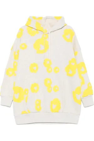 Autry Robe courte fleurie à capuche