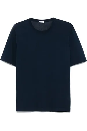 CARUSO T-shirt en coton à manches courtes