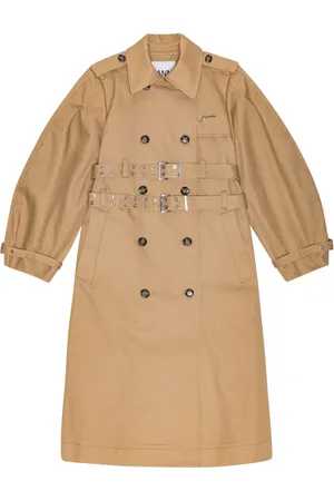 Ganni Trench à taille ceinturée
