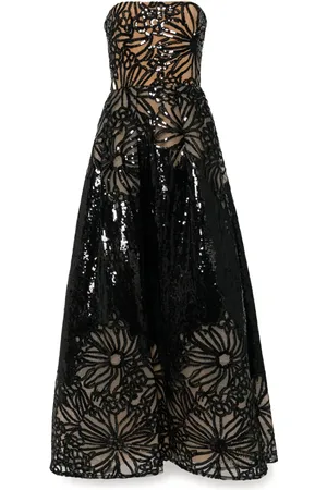 Elie saab Robe longue à broderies