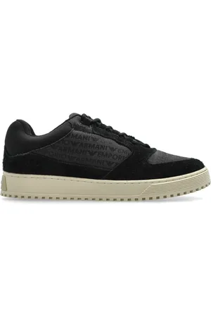 Emporio Armani Baskets à logo en jacquard