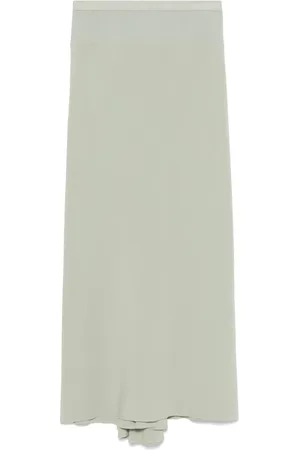 Rick Owens Jupe Calf Bias mi-longue