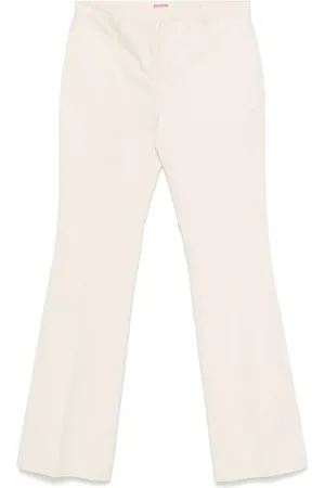 Kenzo Pantalon en coton à coupe évasée