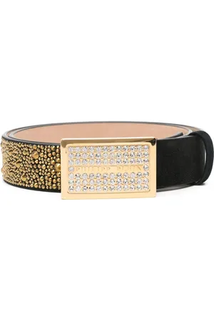 Philipp Plein Ceinture à ornements en cristal