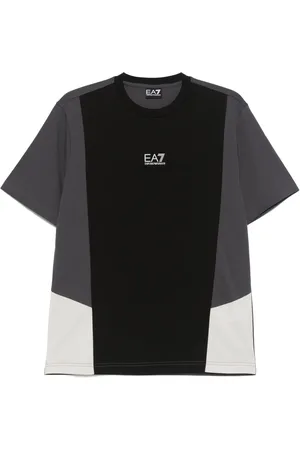 EA7 T-shirt à design colour block