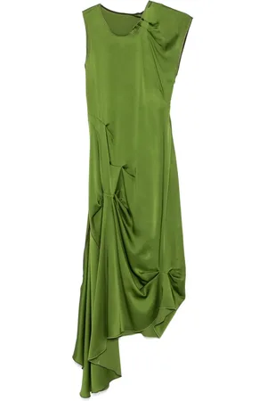 Victoria Beckham Robe mi-longue à design drapé