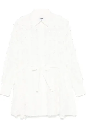 Msgm Robe courte à détails 3D