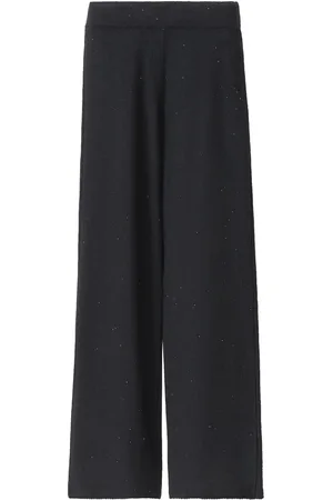 Fabiana Filippi Pantalon à effet moucheté