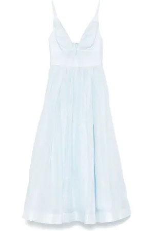 ZIMMERMANN Robe mi-longue Illuminate à col v
