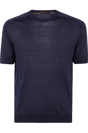 MOORER T-shirt à détail contrastant