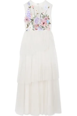 Maison Ava Robe à fleurs brodées