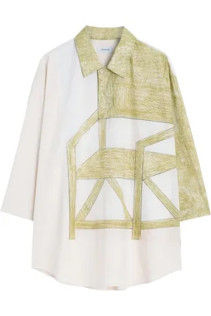 LEMAIRE X Philippe Weisbecker chemise imprimée à manches 3/4