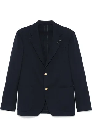 LARDINI Blazer à détail de broche
